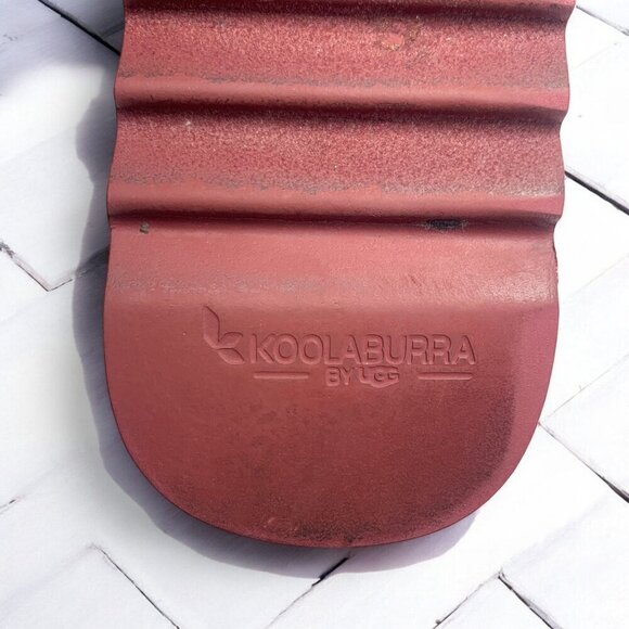 Koolaburra By UGG W Fuzz-Ah Women’s Rhubarb Deep Red Slides Slippers Shoes Sz 8 - Picture 9 of 9
